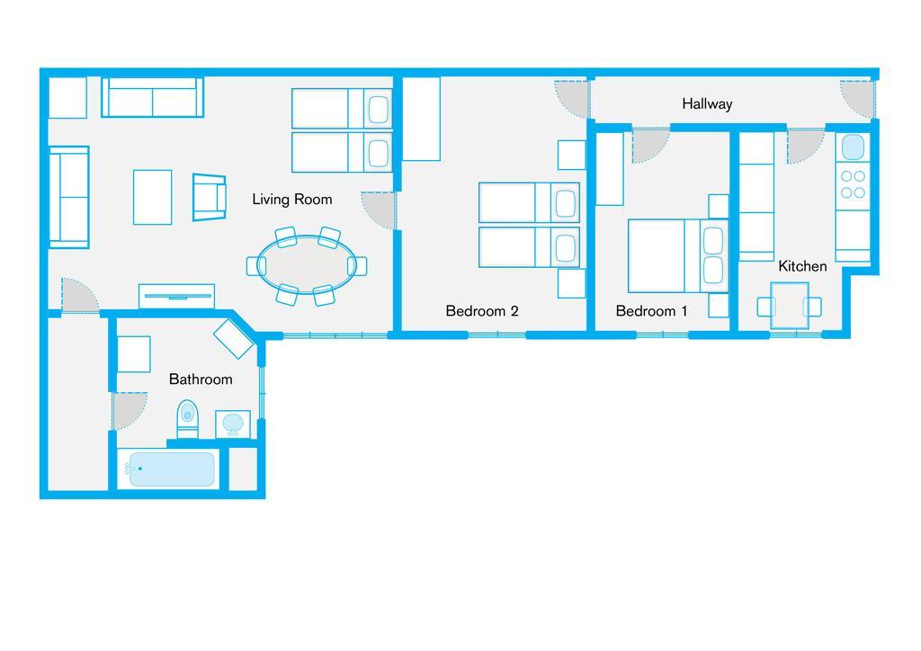 Wilhelmshavener 3br In Downdown Moabit Apartamento